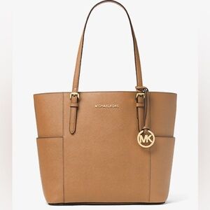 Michael Kors Large Saffiano Leather Top Zip Tote